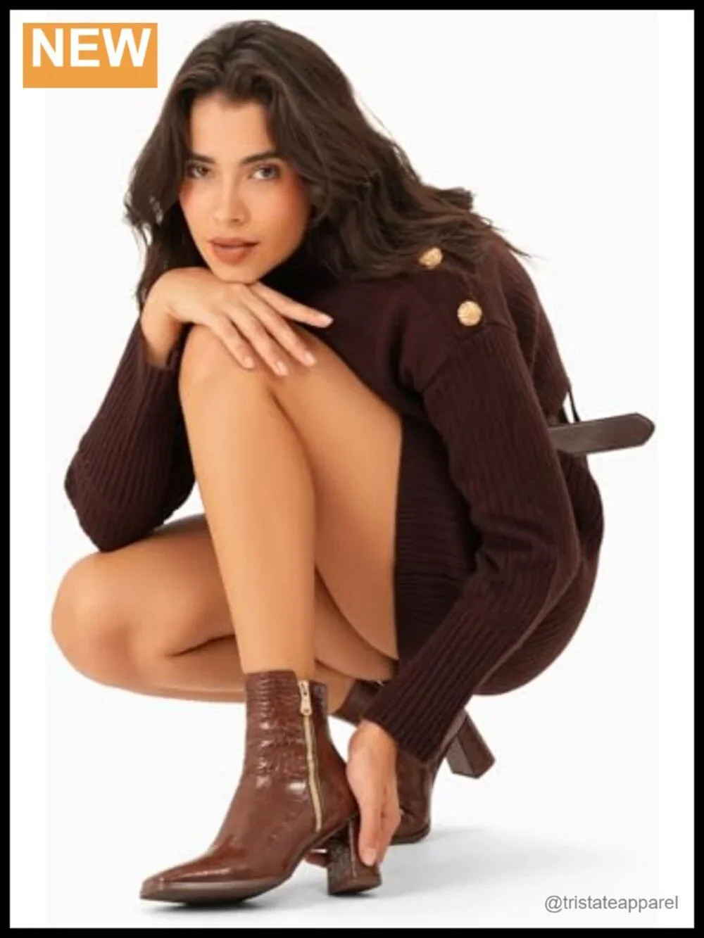 Faux Leather Square Toe Ankle Boots with Chunky Heel, Side Zipper